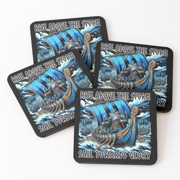 Item preview, Viking Spirit Rise Above The Storm Sail Towards Glory designed and sold by HolidayT-Shirts.