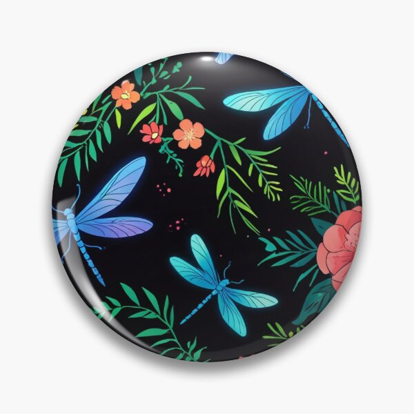Item preview, Dragonflies and flowers. designed and sold by PatDoArt.