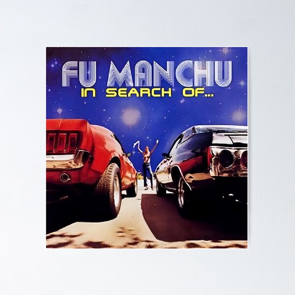 fu manchu シルクスクリーン　ポスター Fu Manchu – Dragon Portrait - Magic Posters & Magic Products