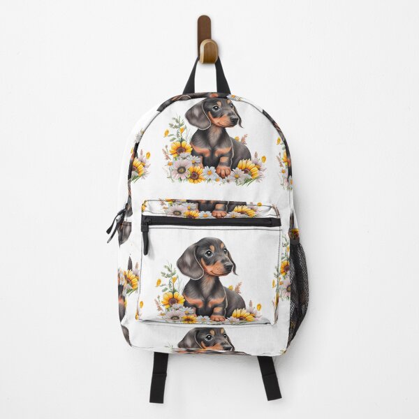 Item preview, Dachshund Puppy among Flowers - Charming Spring designed and sold by lojadpop.