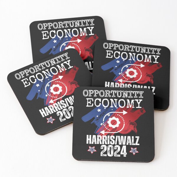 Item preview, Opportunity Economy Harris/Walz 2024 Save Democracy Political Design designed and sold by EarthArtDesigns.