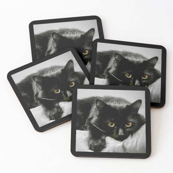 Item preview, Black Manx Cat - Yellow Eyes designed and sold by Bugz9292.