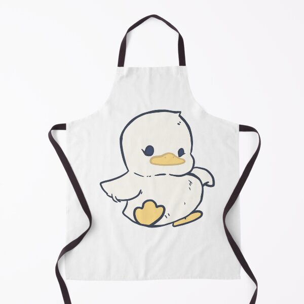 Item preview, white duckling duck waddling designed and sold by amarisketches.