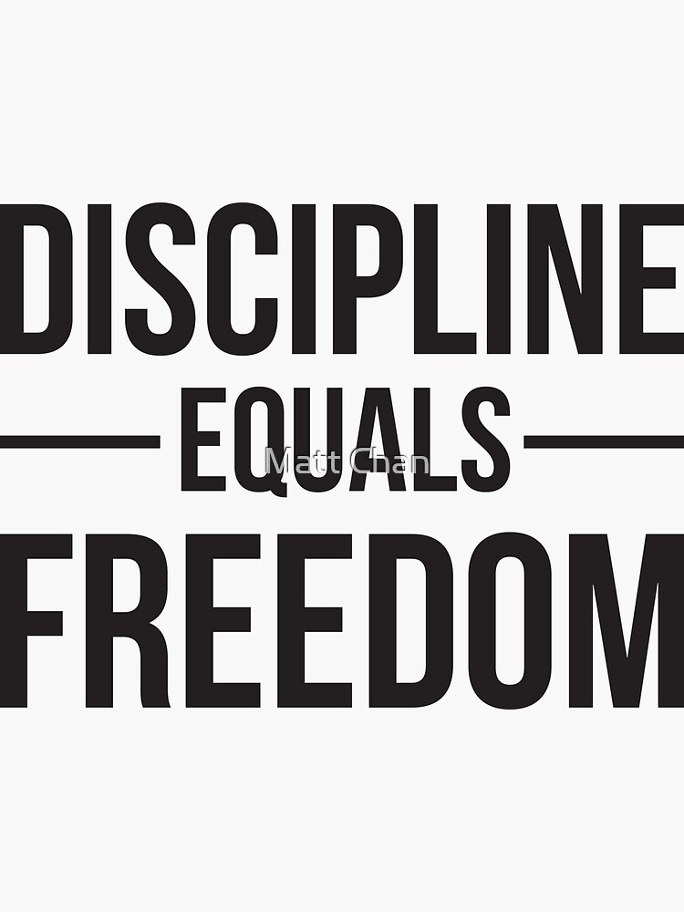 discipline equals freedom wallpaper iphone