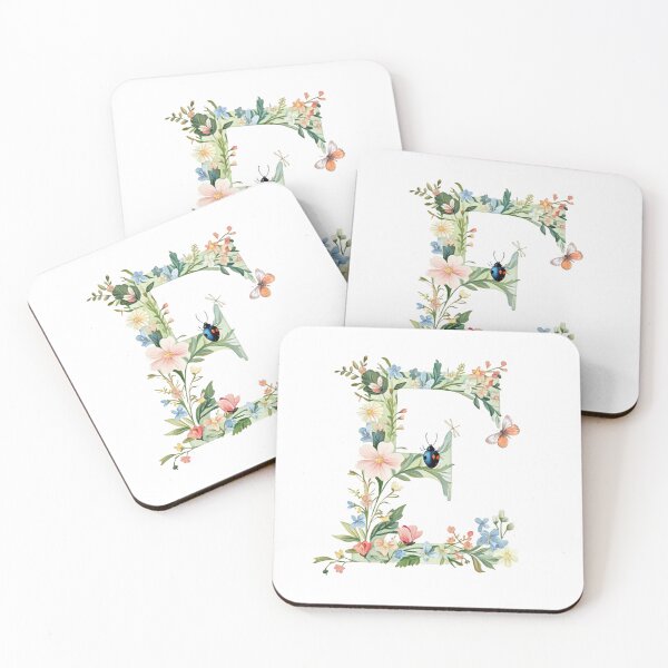 Artikelvorschau, "Blumiges E" entworfen und verkauft von GoldAuraDesign.