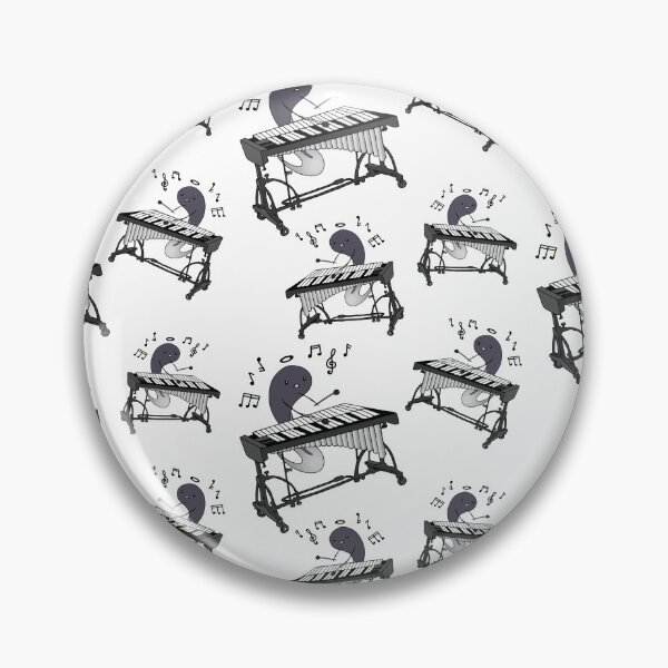 Item preview, Funny Kid Playing Vibraphone Mallets Vibraphone Instrument Pattern designed and sold by FociCreate.