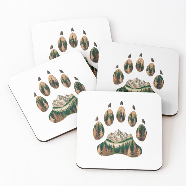 Item preview, Mountainous Bear Paw Graphic  designed and sold by BackwoodsFeral.