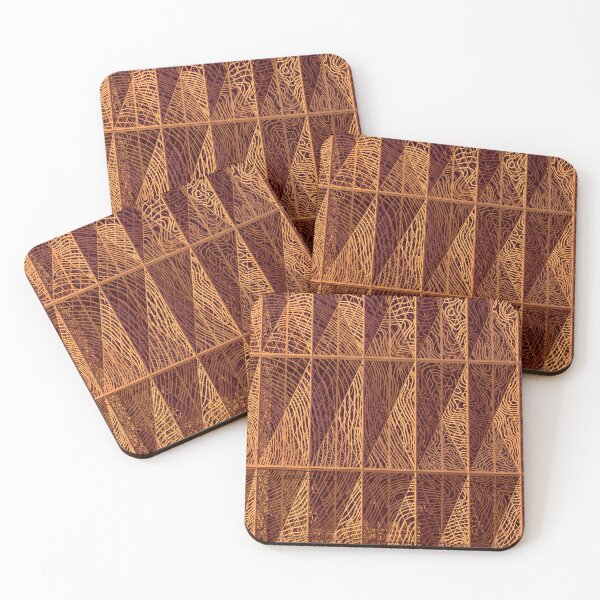 Item preview, Architectural Abstract Warm Tones.  designed and sold by Bonnie  Follett.