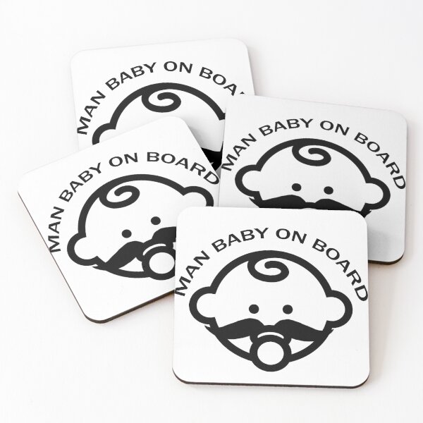 Item preview, Man baby on board designed and sold by platypusboi.