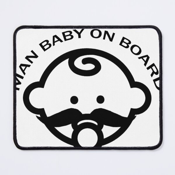 Item preview, Man baby on board designed and sold by platypusboi.