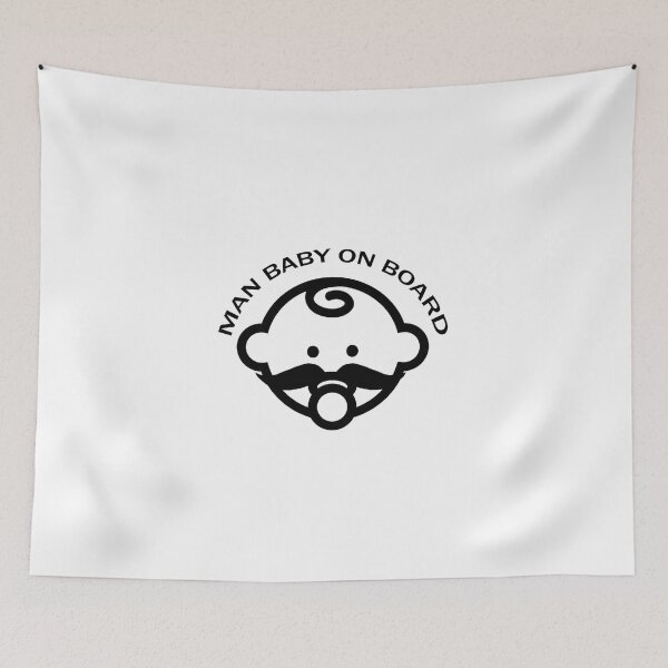 Item preview, Man baby on board designed and sold by platypusboi.