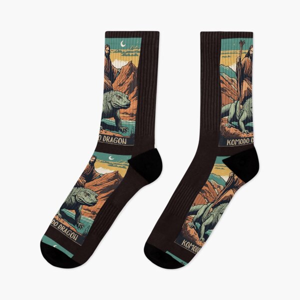 Item preview, Funny Christian Lord Jesus Riding Komodo Animals Biggest Lizard in the Jurassic Period designed and sold by FociCreate.