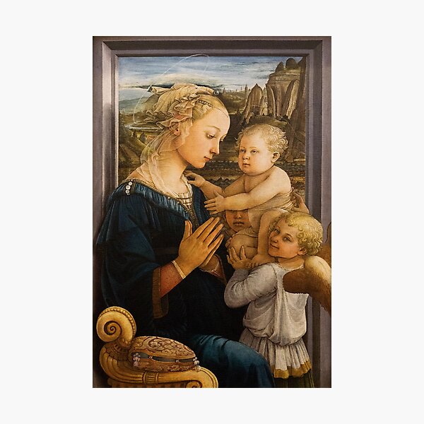 Item preview, Florence - Madonna and Child with angels- Filippo Lippi designed and sold by Weston  Westmoreland.
