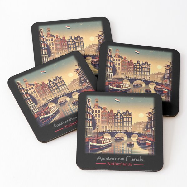 Item preview, Amsterdam's iconic canals designed and sold by Era-of-Traveler.