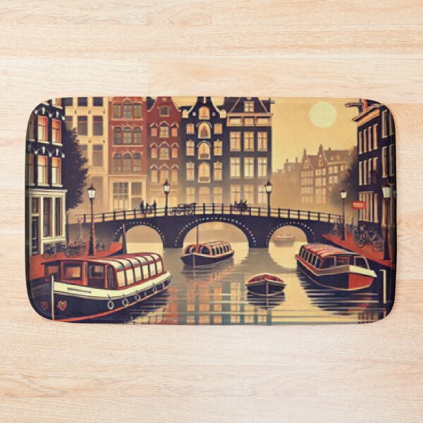 Item preview, Amsterdam's iconic canals designed and sold by Era-of-Traveler.
