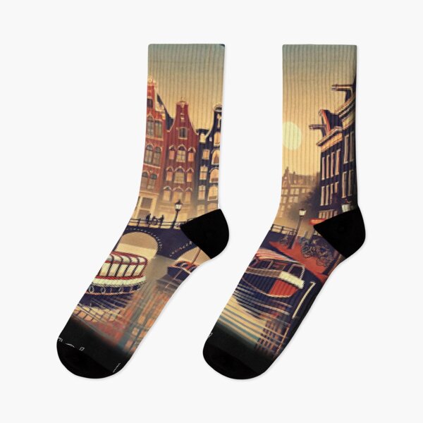 Item preview, Amsterdam's iconic canals designed and sold by Era-of-Traveler.