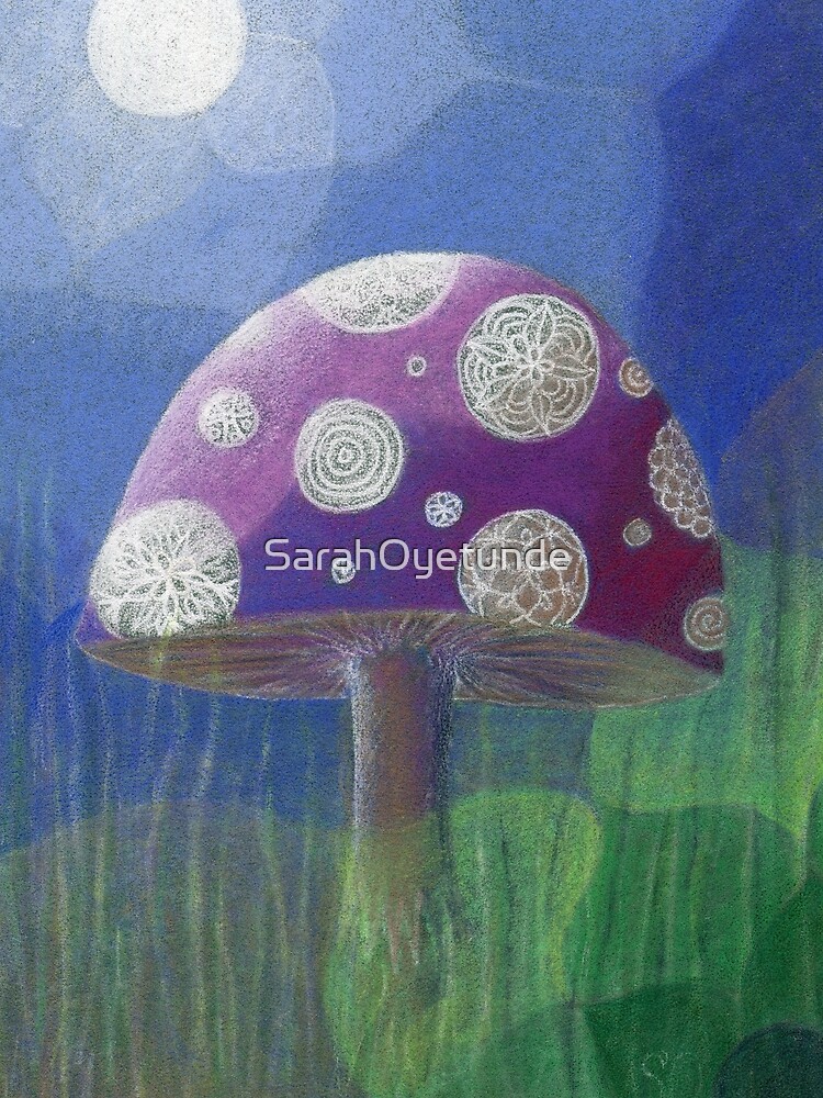 Purple Mandala Fungi by SarahOyetunde