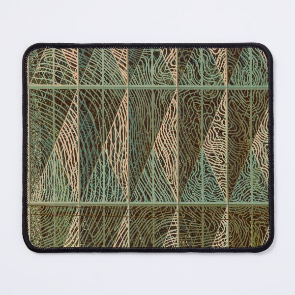 Item preview, Architectural Abstract Green Tones designed and sold by Bonnie Follett.