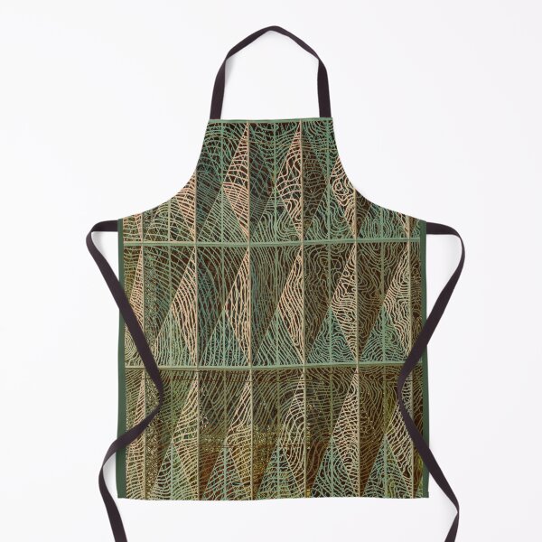 Item preview, Architectural Abstract Green Tones designed and sold by Bonnie Follett.
