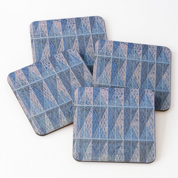 Item preview, Architectural Abstract Cool Tones designed and sold by Bonnie  Follett.