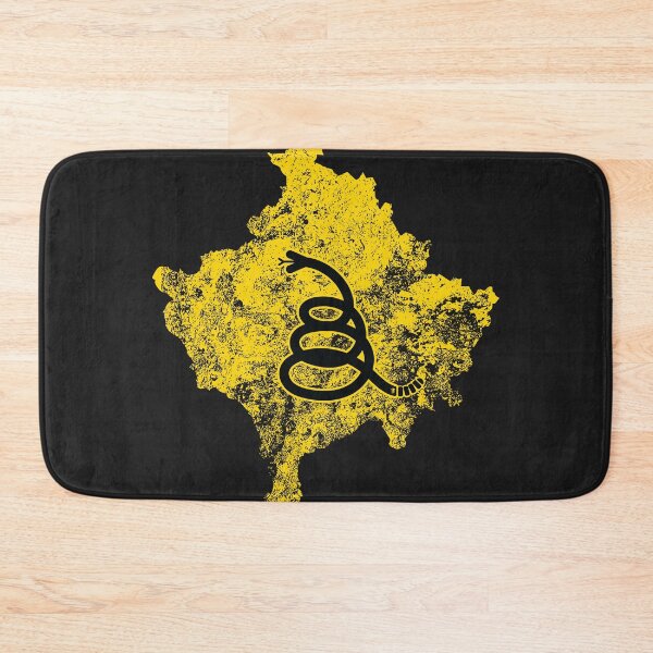Item preview, Distressed KOSOVO  - Freedom Is The Superpower - Modern Gadsden Snake Flag - Dont Tread On Me design designed and sold by pelagio.