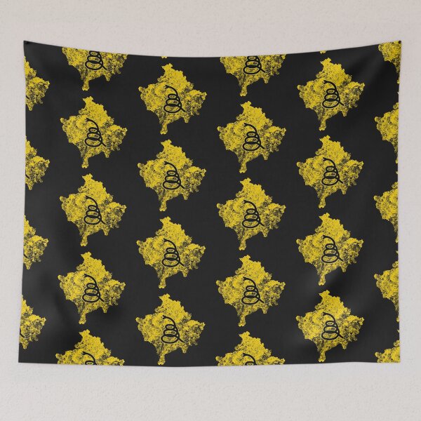 Item preview, Distressed KOSOVO  - Freedom Is The Superpower - Modern Gadsden Snake Flag - Dont Tread On Me design designed and sold by pelagio.