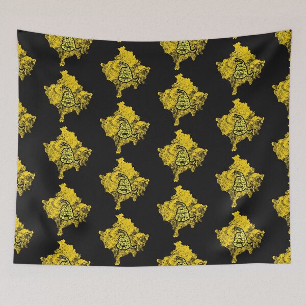 Item preview, Distressed KOSOVO  - Freedom Is The Superpower - Gadsden Snake Flag - Dont Tread On Me design designed and sold by pelagio.
