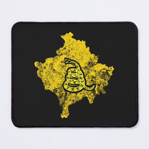 Item preview, Distressed KOSOVO - Freedom Is The Superpower - Gadsden Snake Flag - Dont Tread On Me design designed and sold by pelagio.