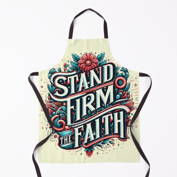 Item preview, Stand Firm in the Faith, typography designed and sold by maxmaj.