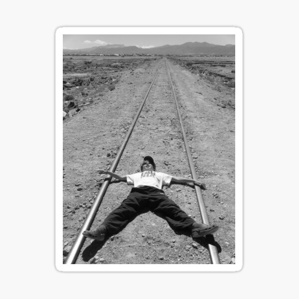 Item preview, Boy On The Train Tracks - Uyuni - Bolivia, South America designed and sold by exploramum.