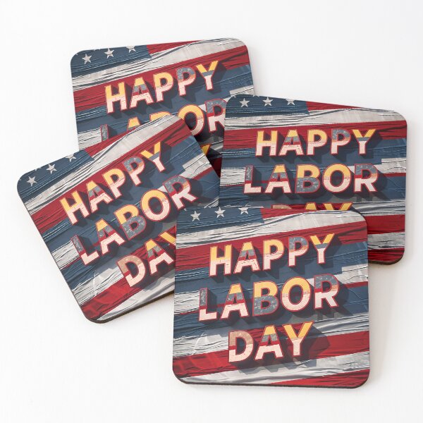 Item preview, Happy Labor Day American Flag Design designed and sold by TheArtOfPat.