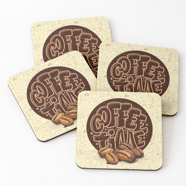 Artikelvorschau, stark koffeinhaltig, Kaffeezeit, Typografie, Kaffeebohnen, trendige bedruckte Kleidung, T-Shirts, Aufkleber, Mauspad, Karte, Poster, Wandteppich, Leinwanddruck, Handy-Geldbörse, Einkaufstasche, Maske, entworfen und verkauft von SpiralStairShop.