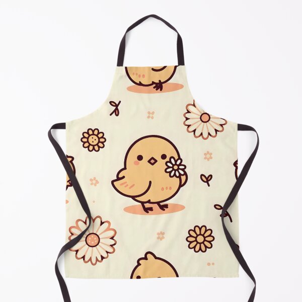 Item preview, Adorable Baby Chick Pattern with Flowers designed and sold by CitrineLinker.