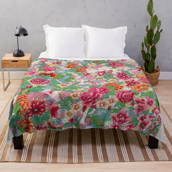 Item preview, Asian Floral pink Pattern designed and sold by ncbennett.