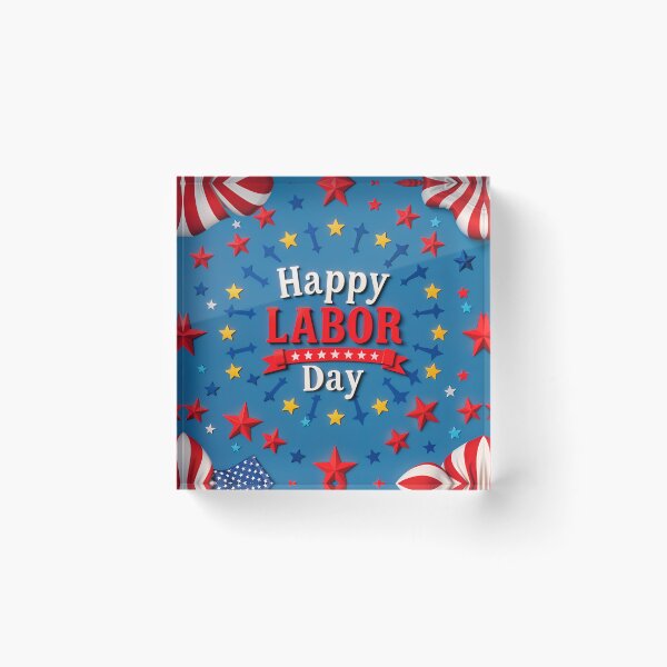 Item preview, Happy Labor Day American Flag Design designed and sold by TheArtOfPat.