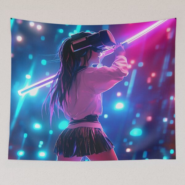 Item preview, Animate Beat saber VR girl designed and sold by Brendon987.