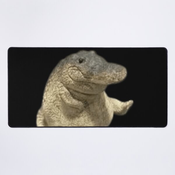 Item preview, Cute Sitting Crocodile Meme designed and sold by PrecisionByAJSM.