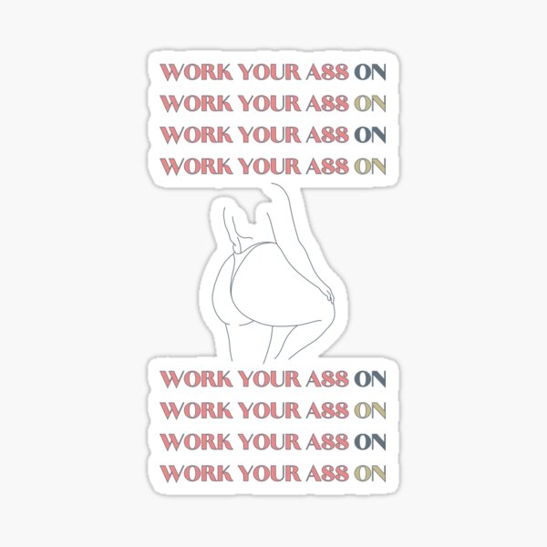 Item preview, Work Your Ass On - Motivational Gym Tee designed and sold by Tabors-House.