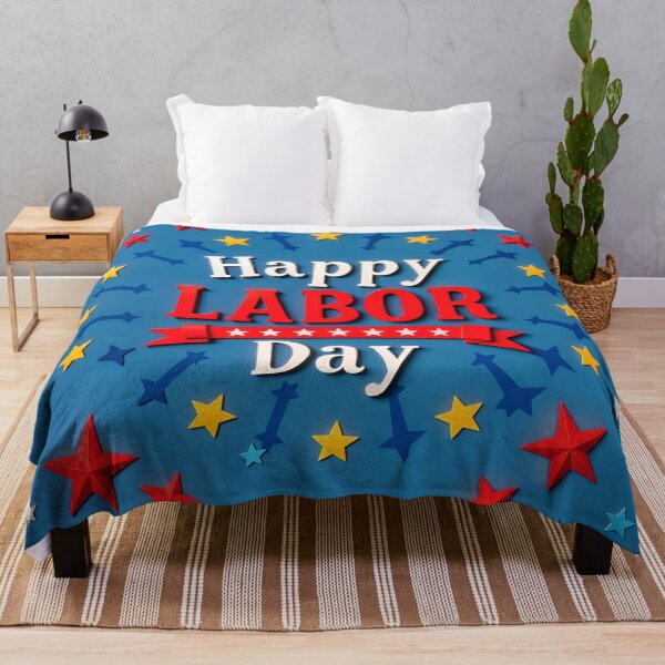 Item preview, Happy Labor Day American Flag Design designed and sold by TheArtOfPat.