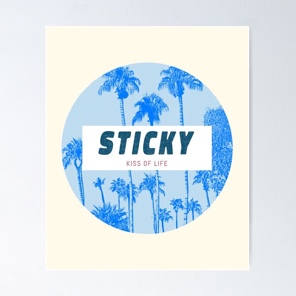 Item preview, Kiss of Life - Sticky | Kpop Merch for Kpop fans | Gift for KISSY designed and sold by Wishful Thinking.