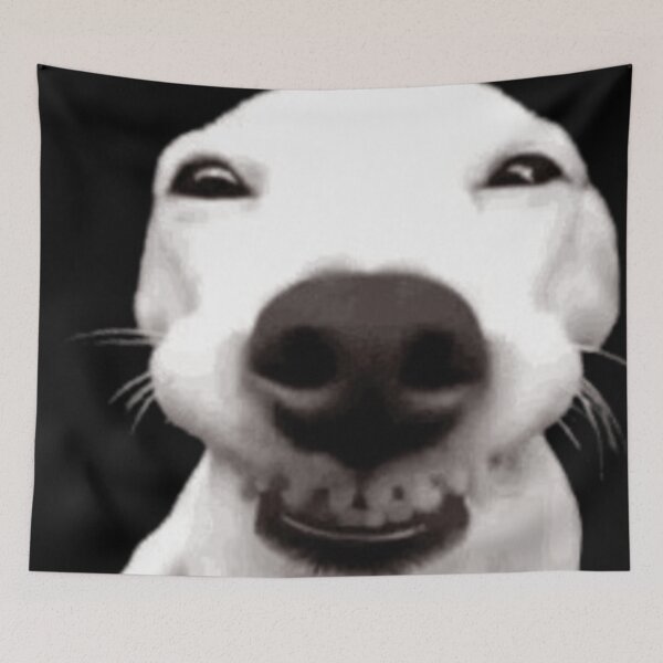 Item preview, Cute Funny Smiling Dog Meme designed and sold by PrecisionByAJSM.