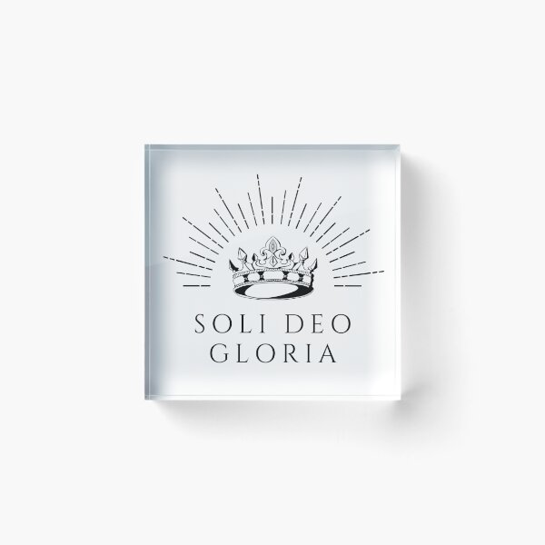 Item preview, Soli Deo Gloria - Black & White designed and sold by Toil+Profit.