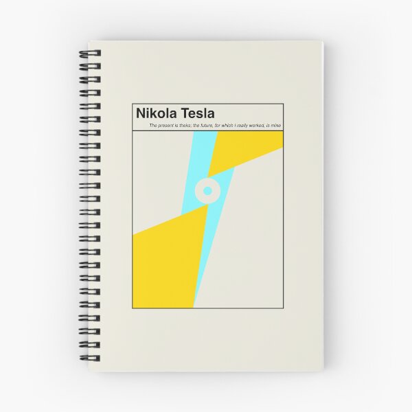 Item preview, Nikola Tesla Physics  Minimalist Abstract Art Design designed and sold by kakarikihill.
