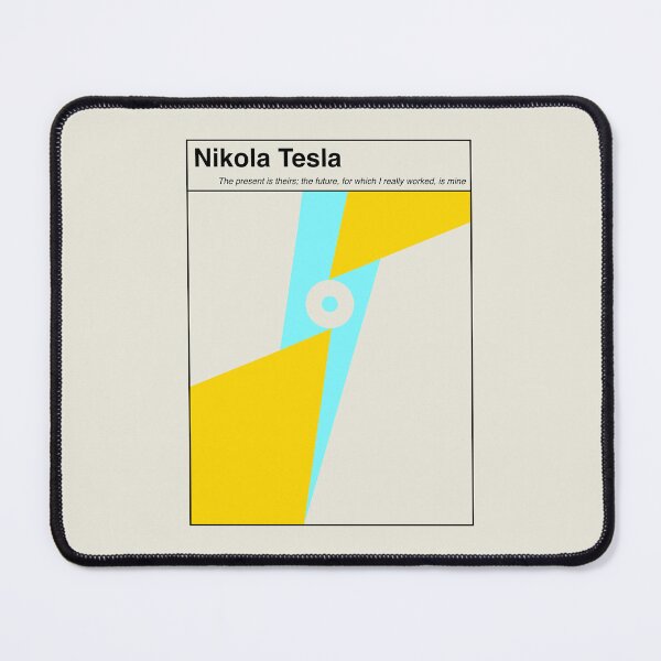 Item preview, Nikola Tesla Physics  Minimalist Abstract Art Design designed and sold by kakarikihill.