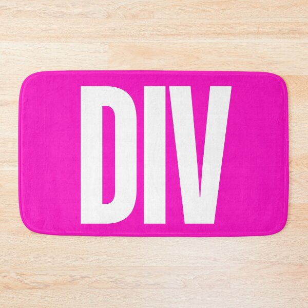 Item preview, Be a Little DIVilish - Embrace the Silliness! - Shocking Pink Background designed and sold by SorryFrog.