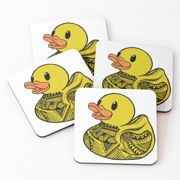 Item preview, Tribal Yellow Rubber Duck designed and sold by Steeb757.