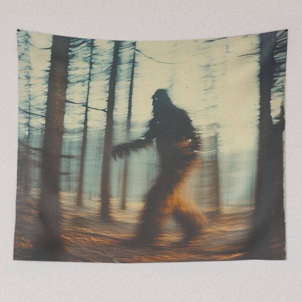 Item preview, Vintage  photo of Sasquatch or Yeti designed and sold by Artlizzard.