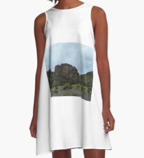 Cliff Crown - Uyuni - Bolivia, South America A-Line Dress
