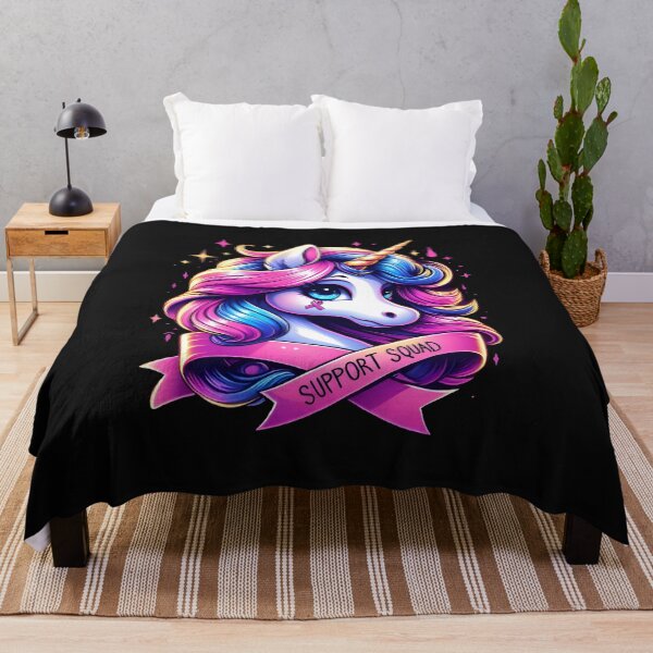Item preview, support squad unicorn designed and sold by GogoGrove.