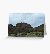 Cliff Crown - Uyuni - Bolivia, South America Greeting Card